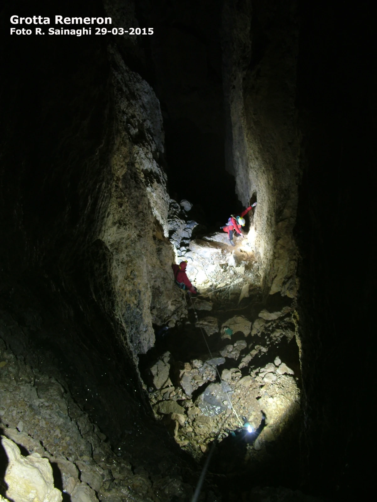 Pozzo nella Grotta Remeron